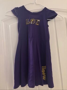 Girls' LSU Tigers Purple Team Colosseum Dress